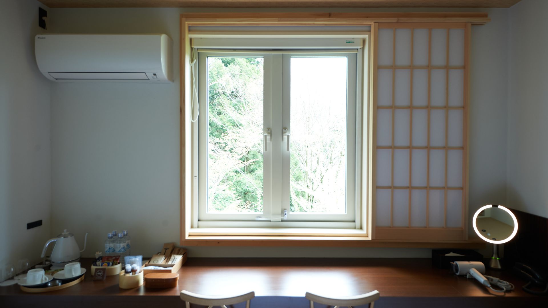 箱根の旅館の静かな館内